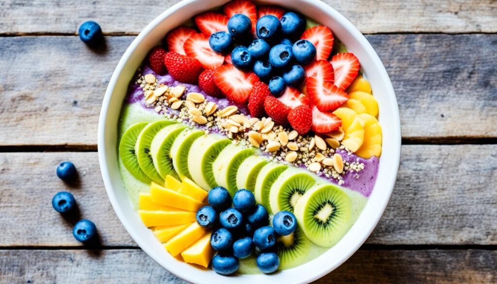 Gluten-free breakfast smoothie bowl