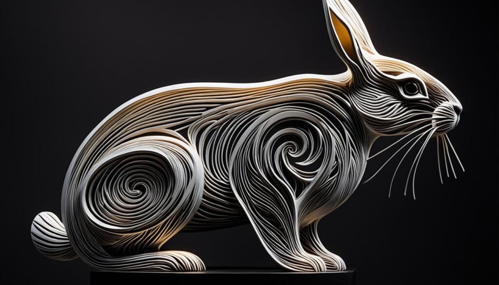 Rabbit Seven sculpture