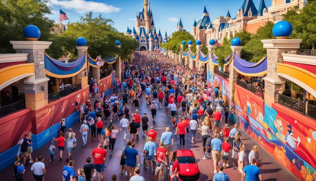 disney world crowd management