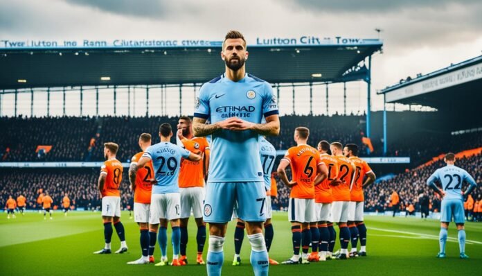 man city vs luton town f.c. lineups