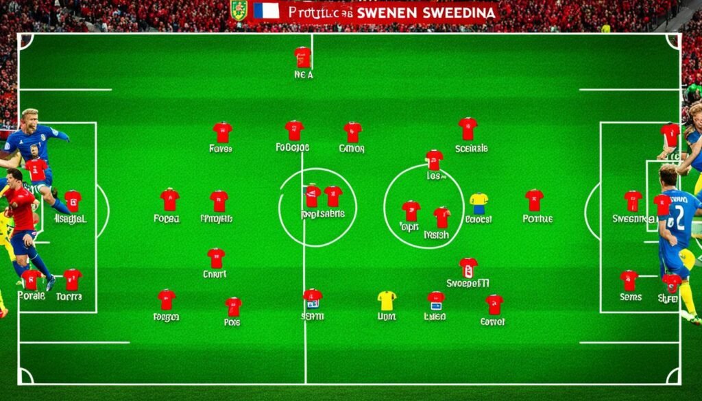 predicted lineups for Portugal vs Sweden match tactics