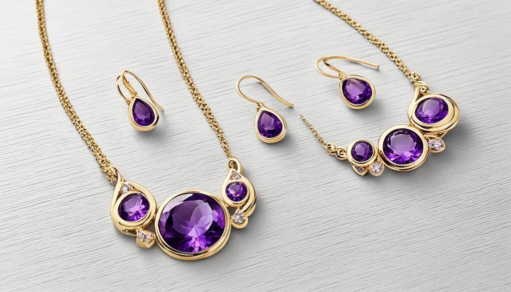 timeless purple gemstone pieces