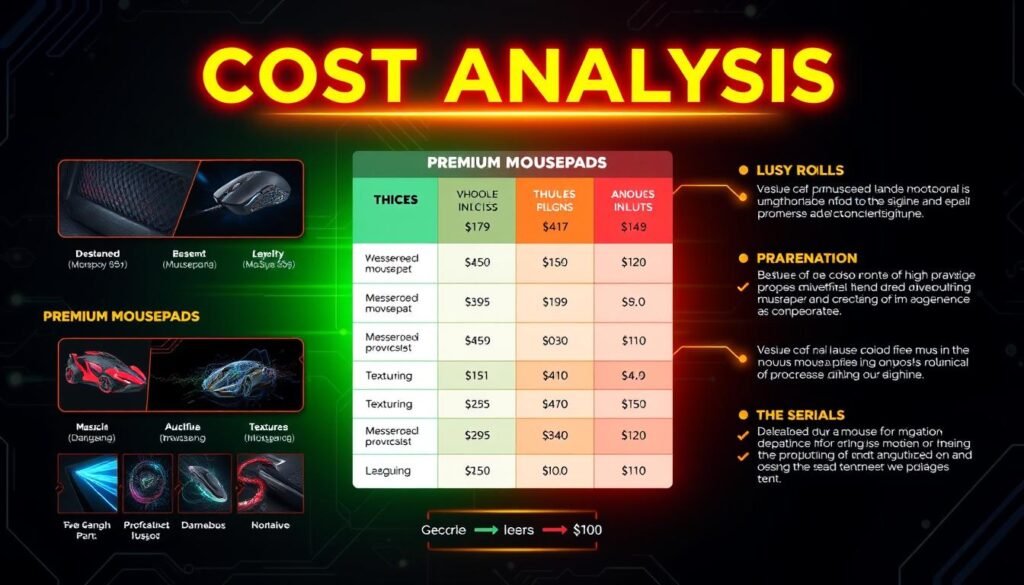 Cost Analysis of Premium Mousepads