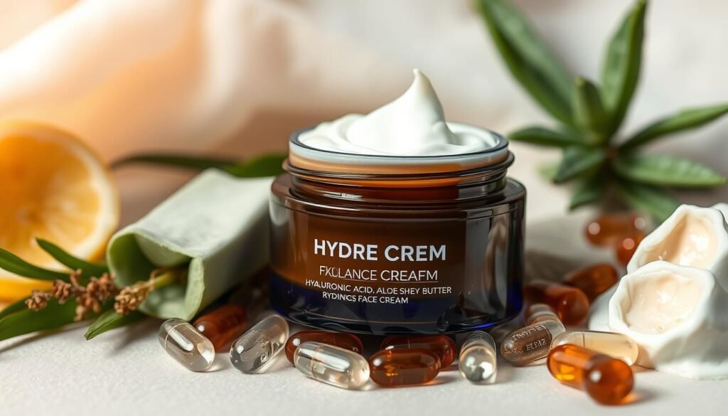 nourishing elements in hydrating face cream