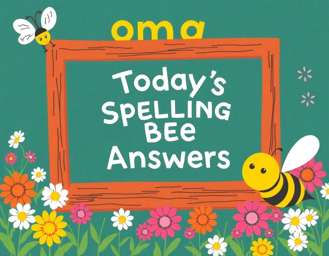 today's spelling bee answers